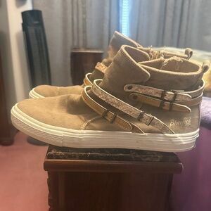 Blowfish womans Brown High-Top Sneakers